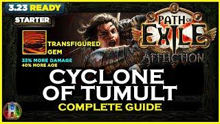 [PoE 3.23] CYCLONE OF TUMULT BUILD - COMPLETE GUIDE - SLAYER - AFFLICTION LEAGUE - POE BUILDS