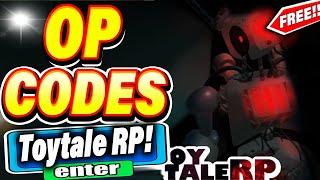 ALL NEW *SECRET CODES* IN ROBLOX TOYTALE RP ( new codes in roblox Toytale RP ) NEW