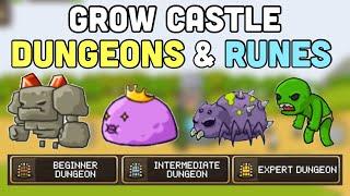 GROW CASTLE UPDATE: DUNGEONS AND RUNES!