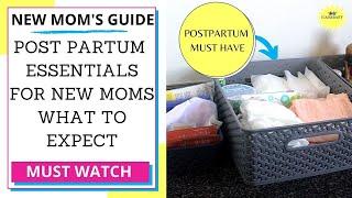 Postpartum Essentials for mom