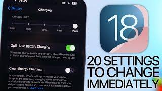 iOS 18 - 20 Settings You NEED to Change Immediately