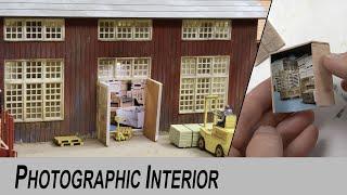 How to make photo realistic interior for diorama and Model railroad