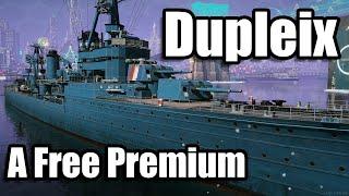 Dupleix: A Free Premium | World of Warship Legends