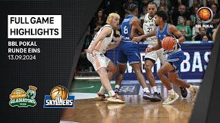 VET-CONCEPT Gladiators Trier vs. SKYLINERS - Full Game Highlights - BBL Pokal 1. Runde - 13.09.2024