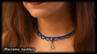 Macrame  Tutorial | DIY Macrame  Necklace | Macrame choker