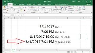 How to Insert Date & Time in Same Cell in MS Excel 2003-2016 (Easy)