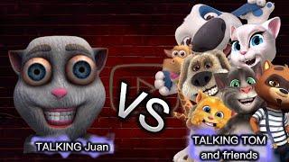 Talking JUAN VS Talking TOM and FRIENDS / New game play talking