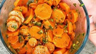 Moroccan Carrot Rondelle Cut Salad - Easy Recipe