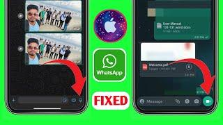 Como Corrigir A Opção De Mensagem De Vídeo Do Whatsapp Que Não Aparece No Iphone [2023]