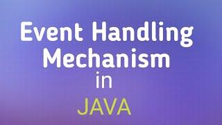 Event Handling Mechanism #Applet