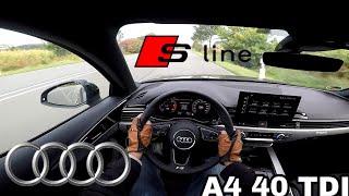 2020 Audi A4 Avant 40 TDI quattro (190 PS) POV Testdrive, Beschleunigung, Autobahn