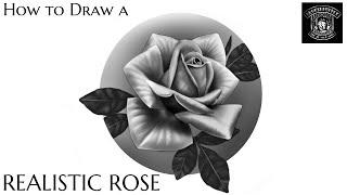 How to draw a Realistic Rose Step by Step | Daily Drawing Tutorial