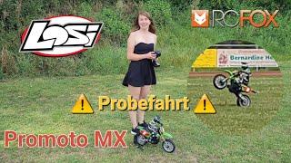 Meine erste Fahrt mit dem @LosiRacing Promoto MX in der Pro Circuit Version