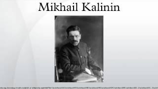 Mikhail Kalinin