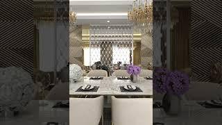 Luxury dinning room #interiordesign #youtubeshorts