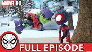 Gobby on Ice | Full Episode | Spidey and his Amazing Friends | @disneyjunior @MarvelHQ