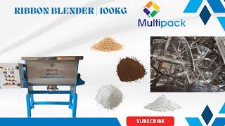 Ribbon Blender 100kg | Powder mixing | U-Shaped Mixer | #ribbonblender |