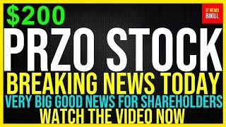 PRZO Stock- Parazero Technologies Ltd Stock Breaking News Today | PRZO Stock Price Prediction | PRZO