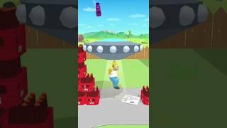 Bottle Jump 3D Mobile Gameplay #shorts #bottlejump3d #jumpgame #simpsons