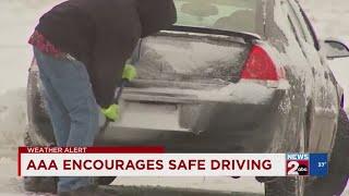 AAA encourages safe driving amid winter weather