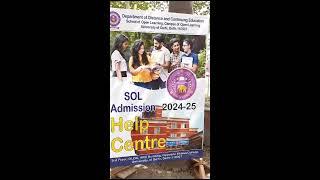 DU, SOL admission helpline #delhiuniversity #schoolofopenlearning #campusofopenlearning