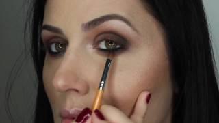 Светлана Визнюк CLASSIC BROWN SMOKY EYES MAKEUP TUTORIAL