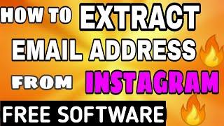 FREE Email Extractor Software - How To Extract TARGETED Email From Instagram for Free {2021} ⭐⭐⭐