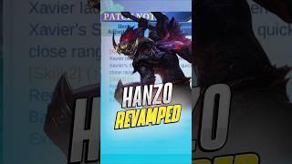 Hanzo revamped and patch #mobilelegends #mlbb