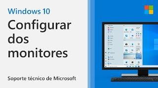 Cómo configurar varios monitores en Windows 10 | Microsoft