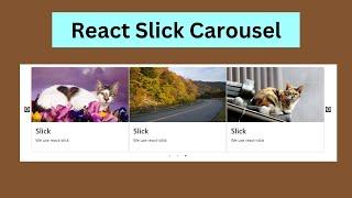 React-Slick. How to use React Slick to Create a Responsive Carousel (2023)