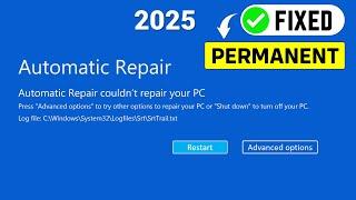 How to Fix Automatic Repair Loop in Windows 11 & 10 | Startup Repair Couldn't Repair Your PC