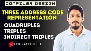 Quadruples,Triples,Indirect Triples | Representation of three address code | Compiler Design