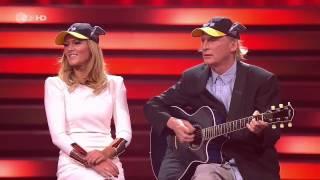 Helene Fischer im Duett mit Otto Waalkes - Im Wagen vor mir - Henry Valentino Cover - Show ZDF HD