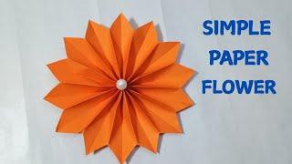 Paper Flowers | Flower Making with Paper | How to Make Paper Flowers | Easy Paper Flower Craft