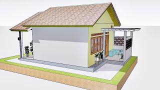 mantap!! konstruksi rumah minimalis 5x7 meter