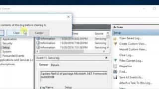 Clear event log in windows 10 - How to guide