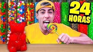 24 HOURS IN A CANDY STORE !!