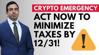 Crypto Emergency!! ACT NOW to Minimize Your Taxes with the IRS Safe Harbor by 12/31!