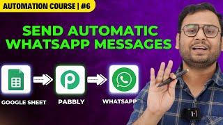 How to send automatic messages from Google Sheets to Whatsapp using Pabbly Connect | Umar Tazkeer