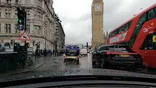 Exploring London on a Rainy Day: Scenic Routes and Landmarks in 4K