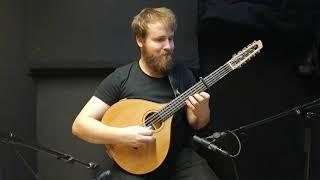 "Dansen Ungdom" - Villads Hoffmann on a "small cittern" build by Søren Vinther Røgen