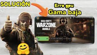 TRUCO para jugar WARZONE MOBILE en GAMA BAJA y MEJORAR la GPU