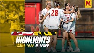 Maryland Women's Lacrosse Highlights | Denver