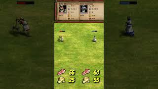 Elite Throwing Axeman vs Elite Janissary (AoE2) #Shorts