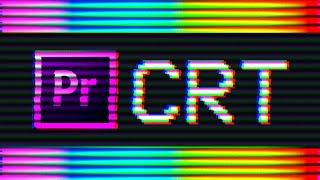 How To Make a CRT TV Effect in Premiere Pro (in 2 Minutes)