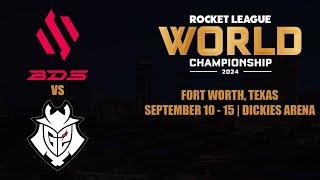 BDS vs G2 Stride | Playoff Day 1 | Rocket League World Championship 2024