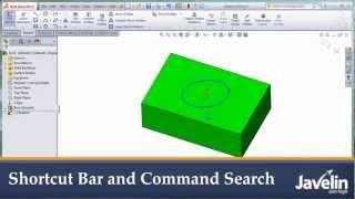 SolidWorks Shortcut Bar and the Command Search