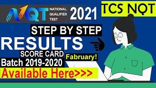 Update!!! Released TCS NQT February 2021 Score Card  | Download |  Available Results