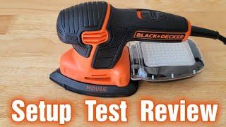 Black And Decker Mouse Detail Sander Setup & Review