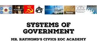 Systems of Government - 3.2 Benchmark EOC Exam